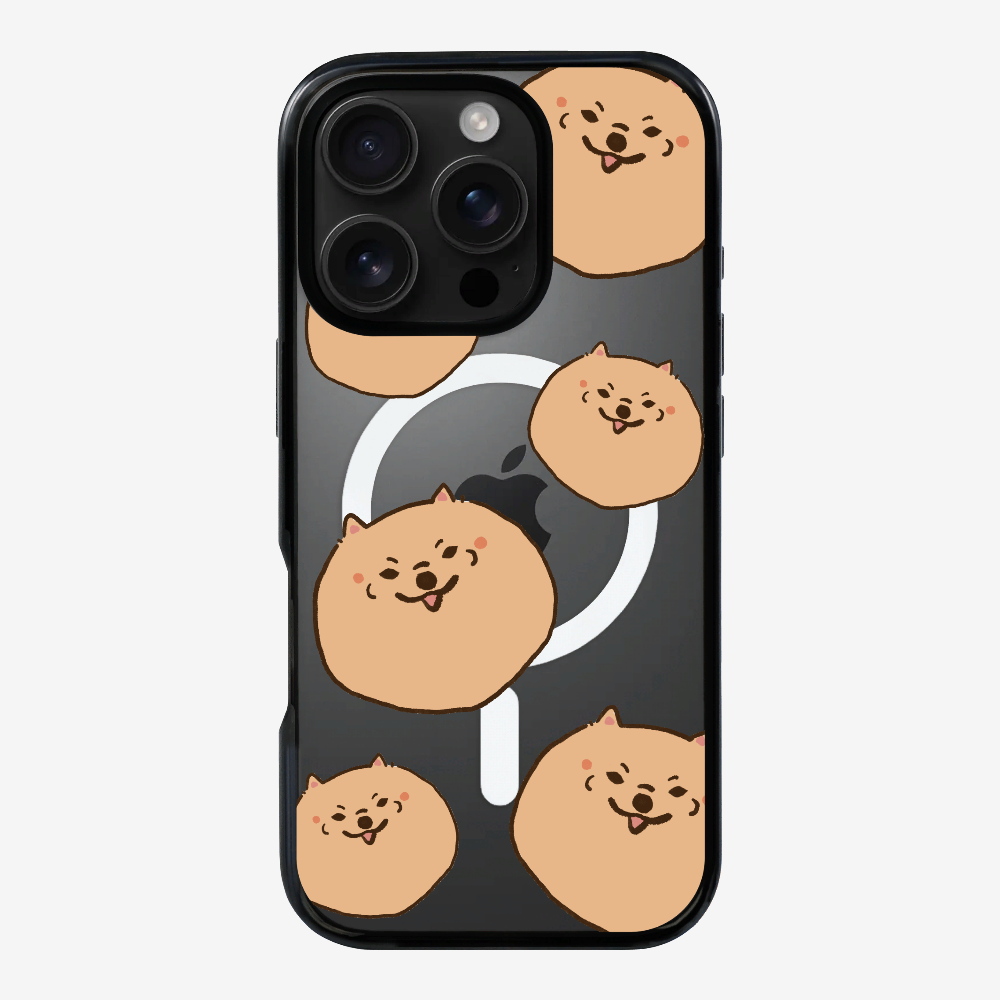 Brown Pomeranian Wonderland Phone Case