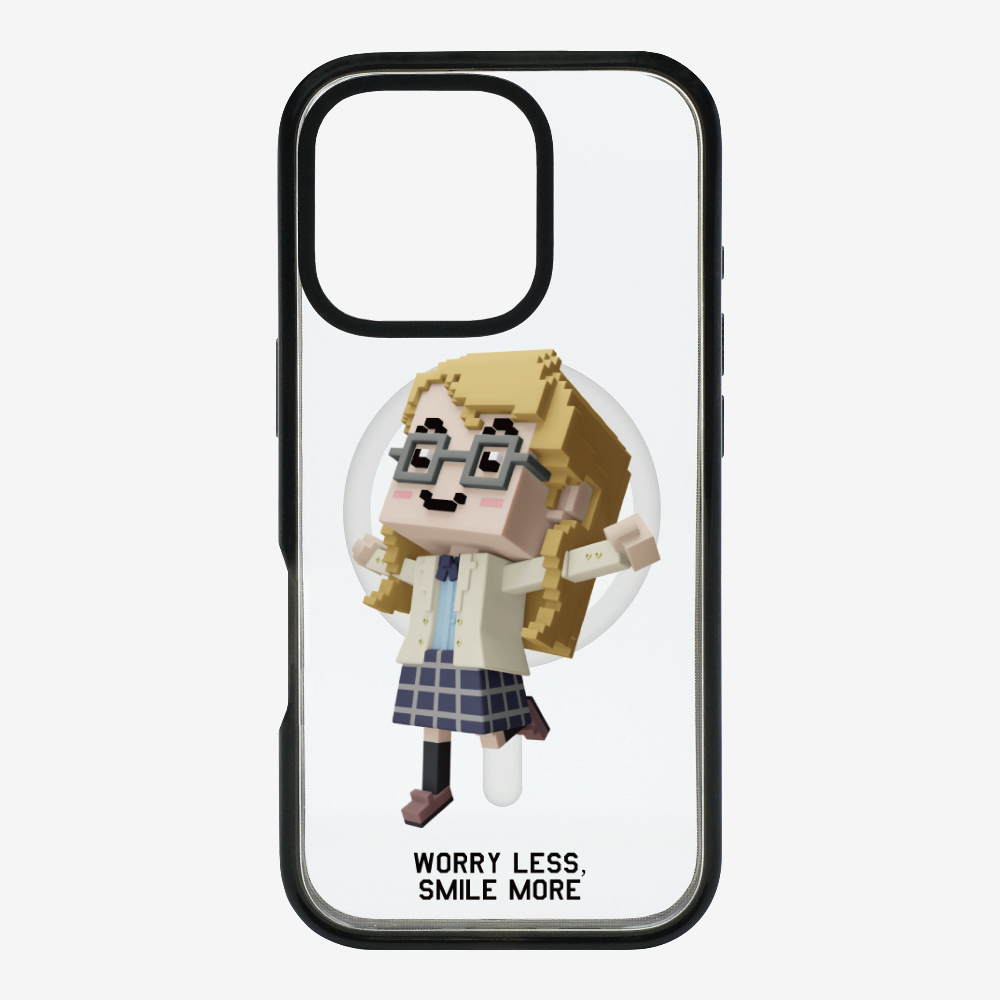 Worry Less, Smile More Phone Case