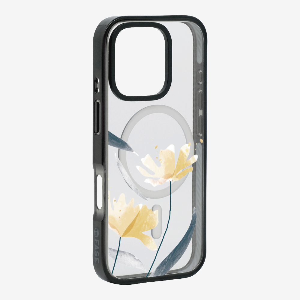 Golden Spring Floral (Transparent) Phone Case