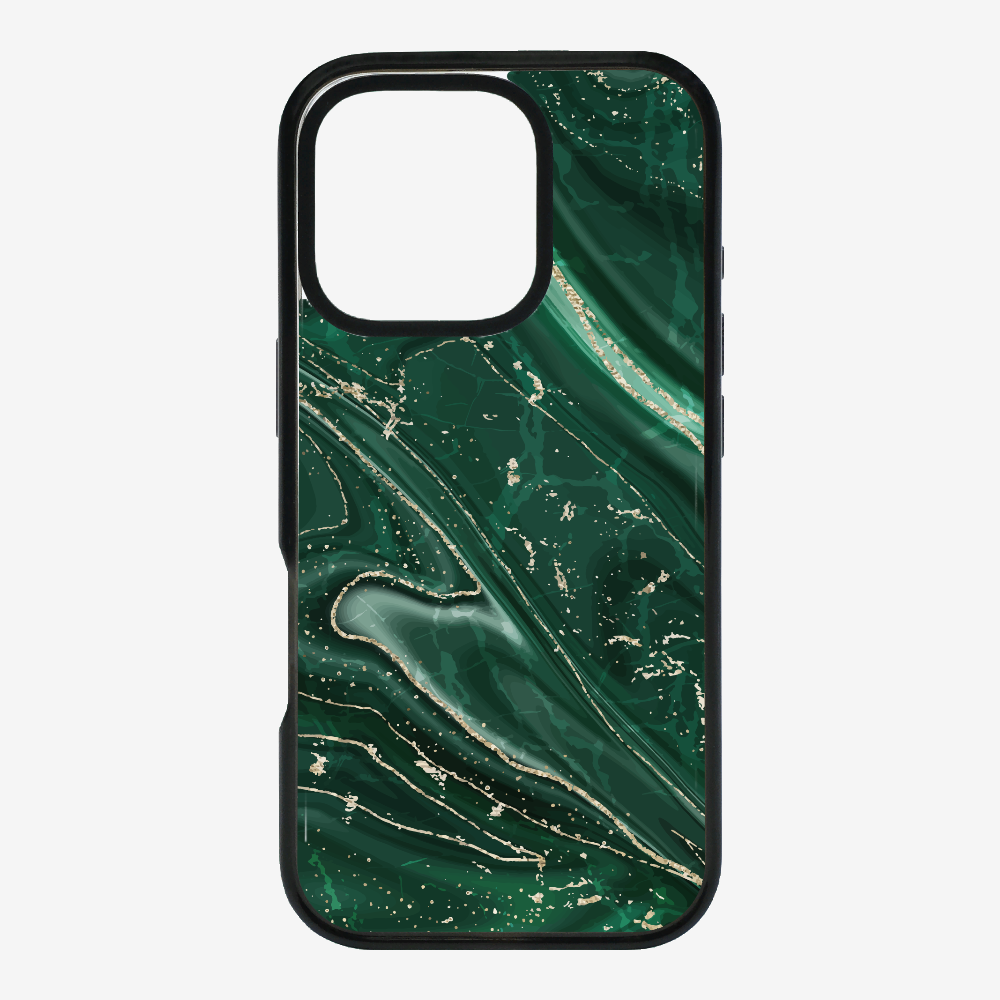 Dark Green Marble Phone Case