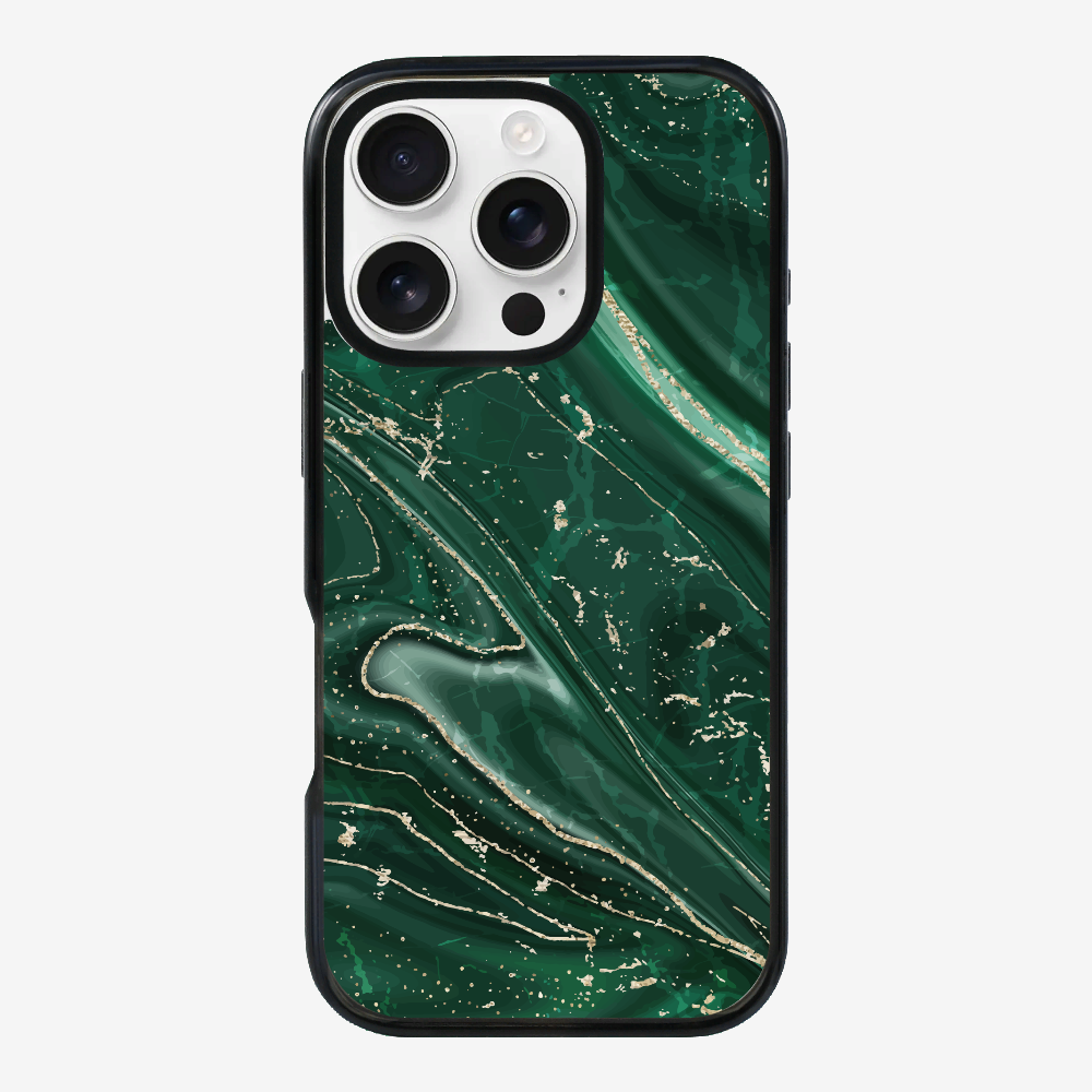 Dark Green Marble Phone Case