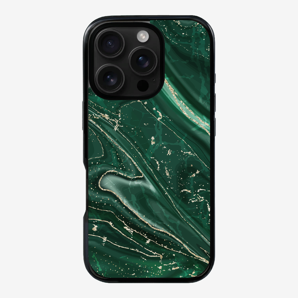 Dark Green Marble Phone Case