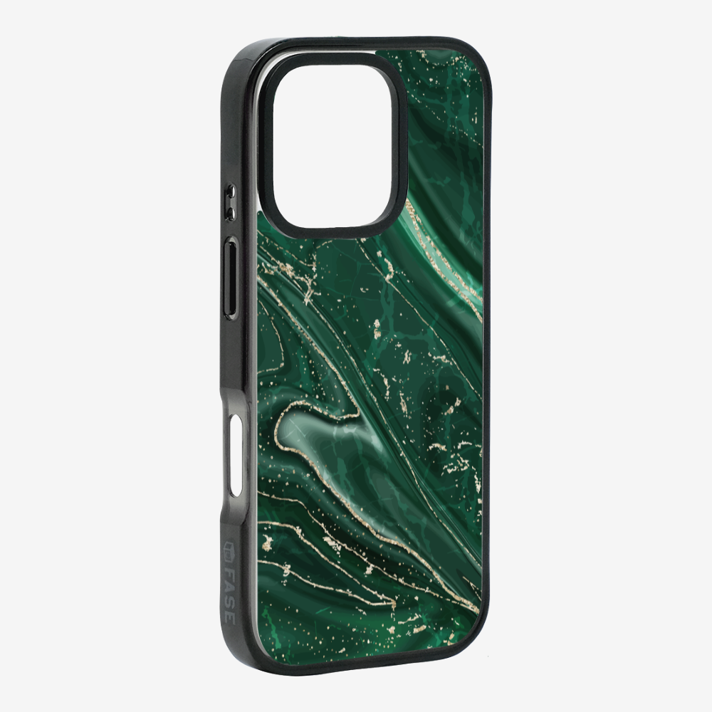 Dark Green Marble Phone Case