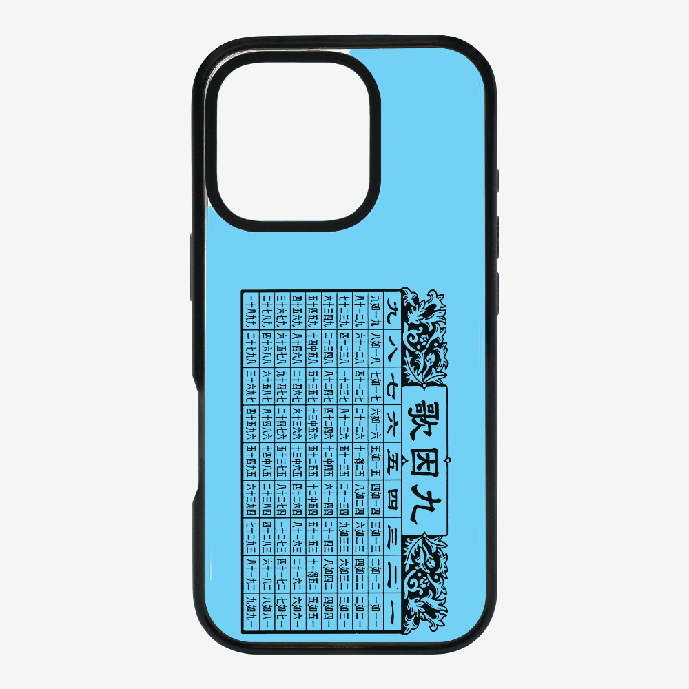 Multiplication Table Phone Case