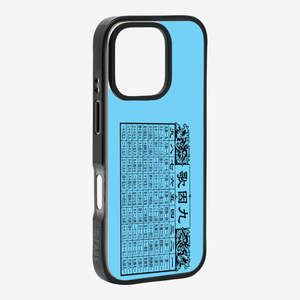 Multiplication Table Phone Case