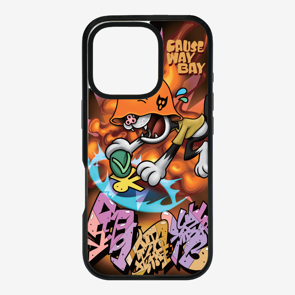 Villain Hitting at Causeway Bay Phone Case