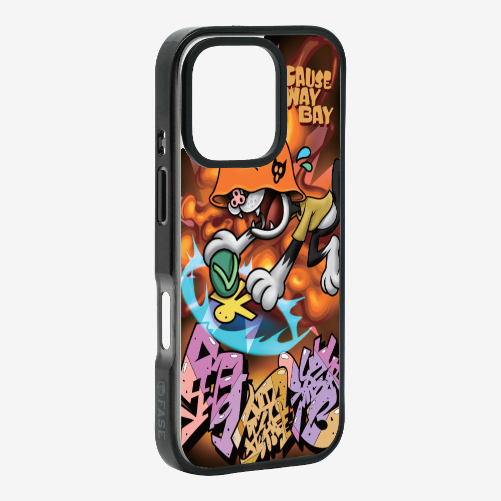 Villain Hitting at Causeway Bay Phone Case