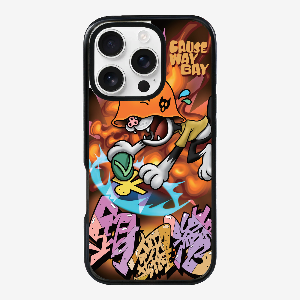 Villain Hitting at Causeway Bay Phone Case