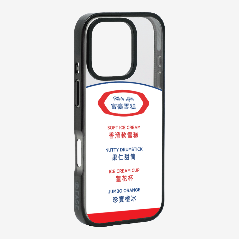 Mister Softee The Menu Phone Case