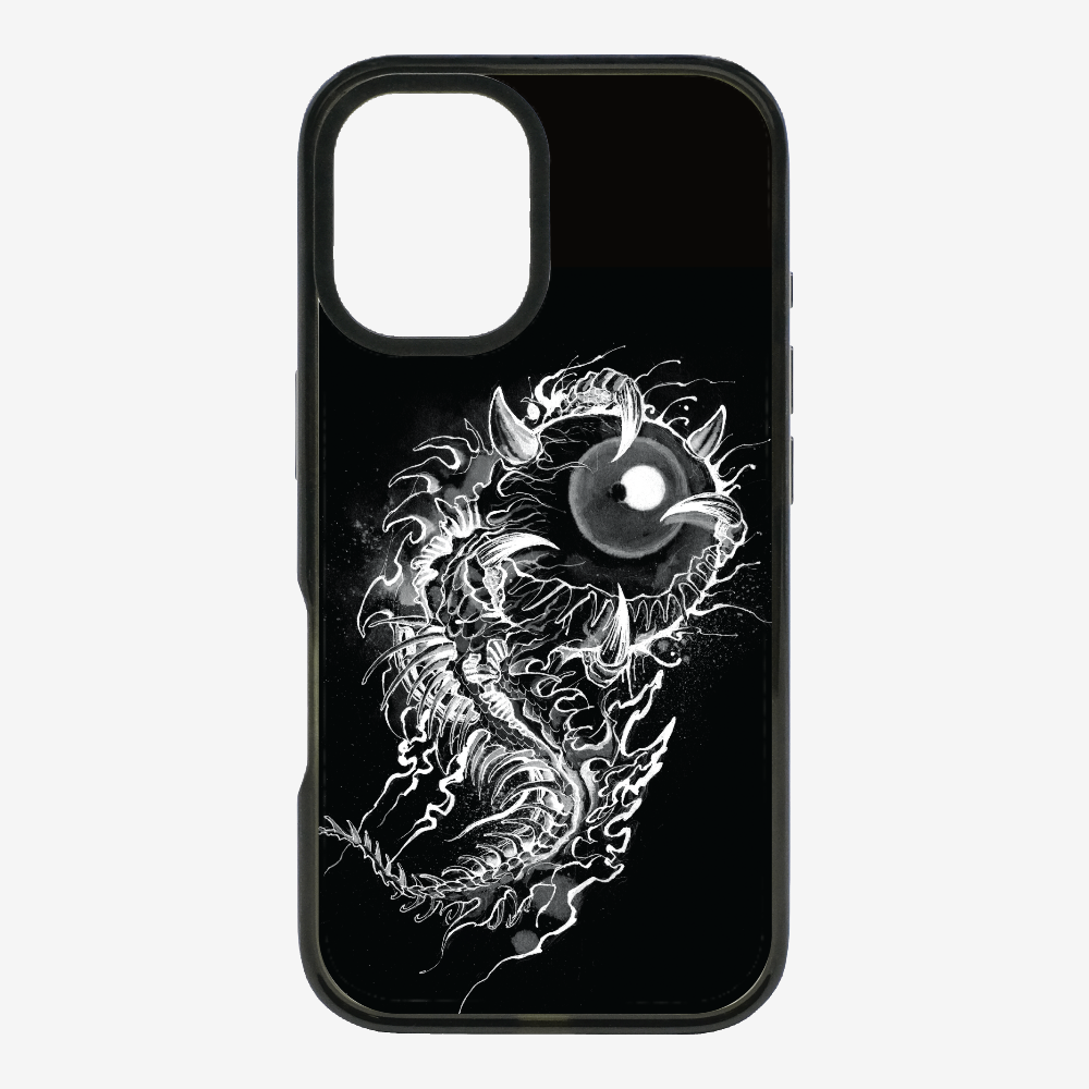 Fish Monster (Black) Phone Case