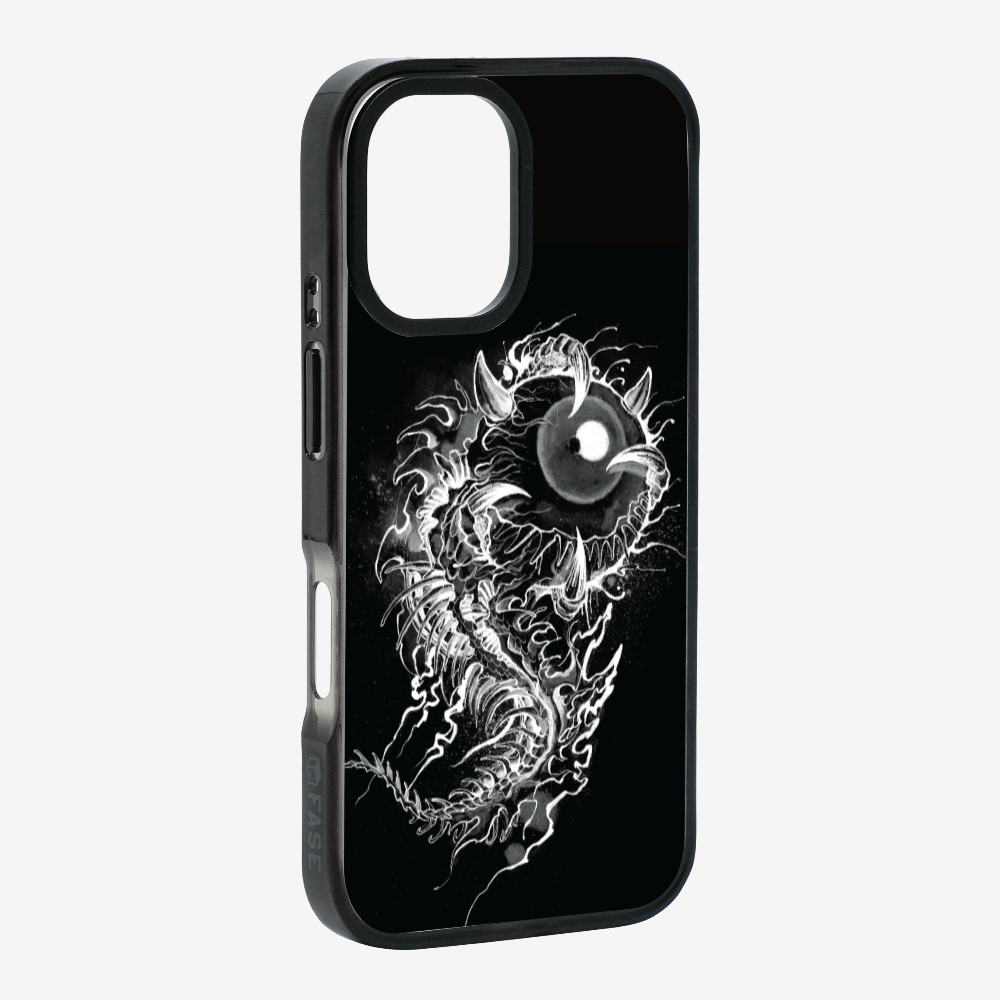 Fish Monster (Black) Phone Case