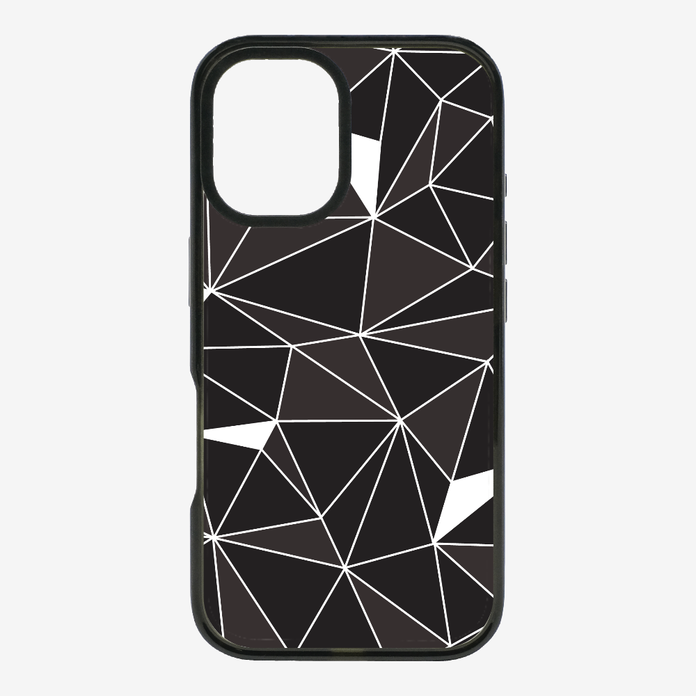 Black & White Polygon Phone Case