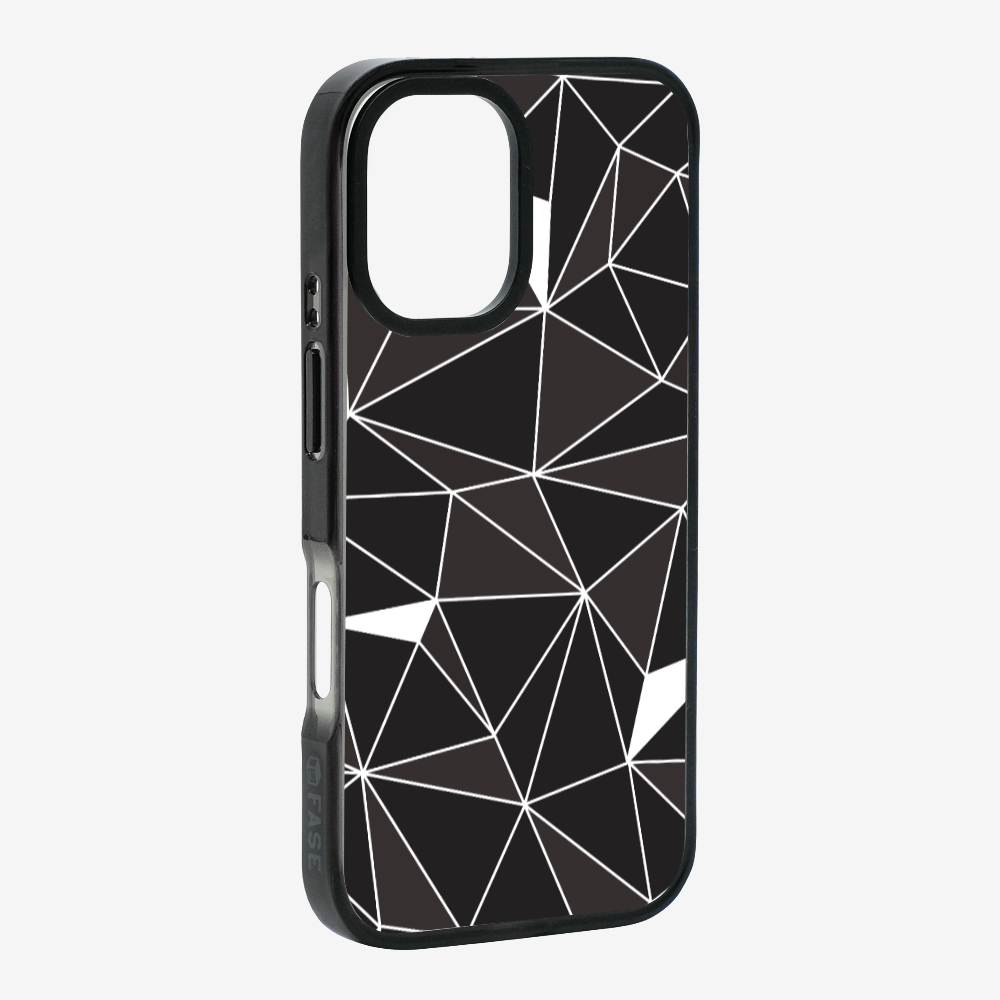 Black & White Polygon Phone Case