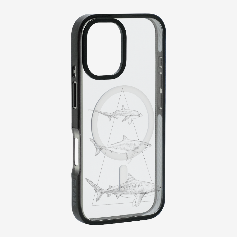 Illustration of Sharks Phone Case