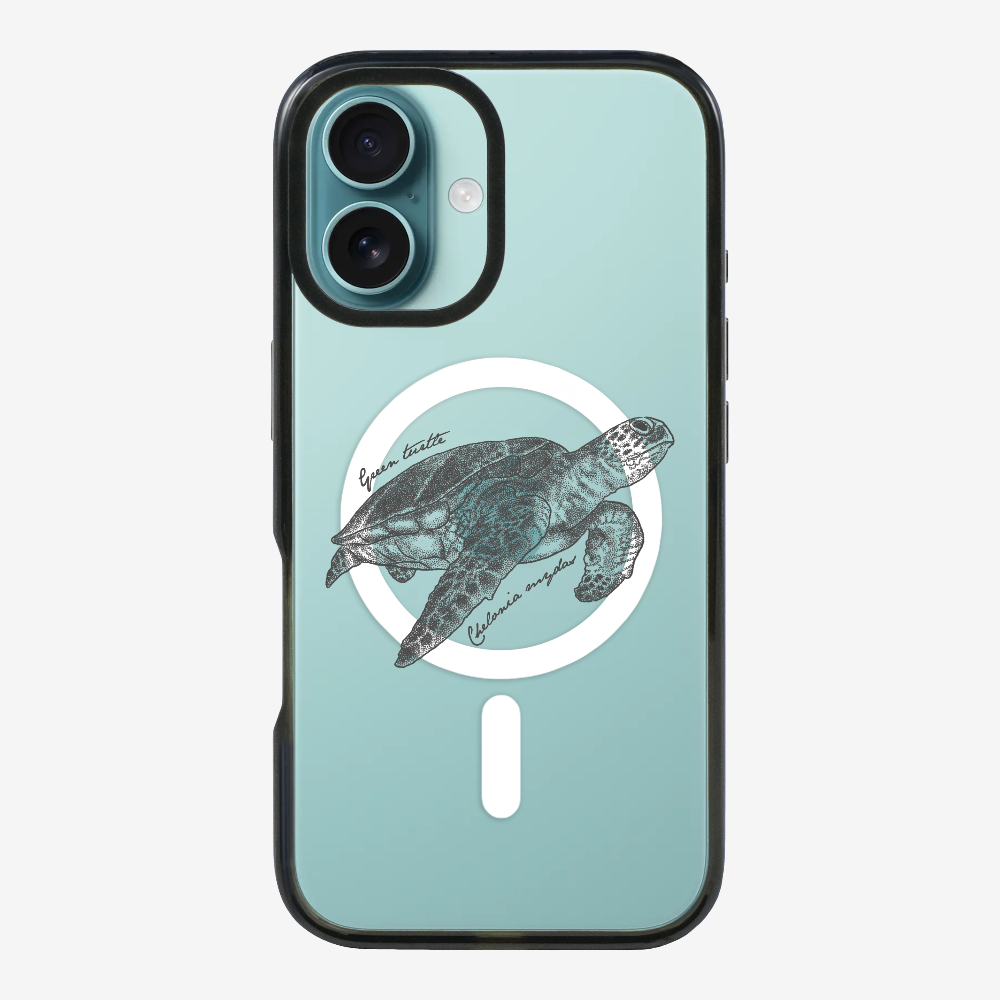 Green Turtle (Chelonia mydas) Phone Case