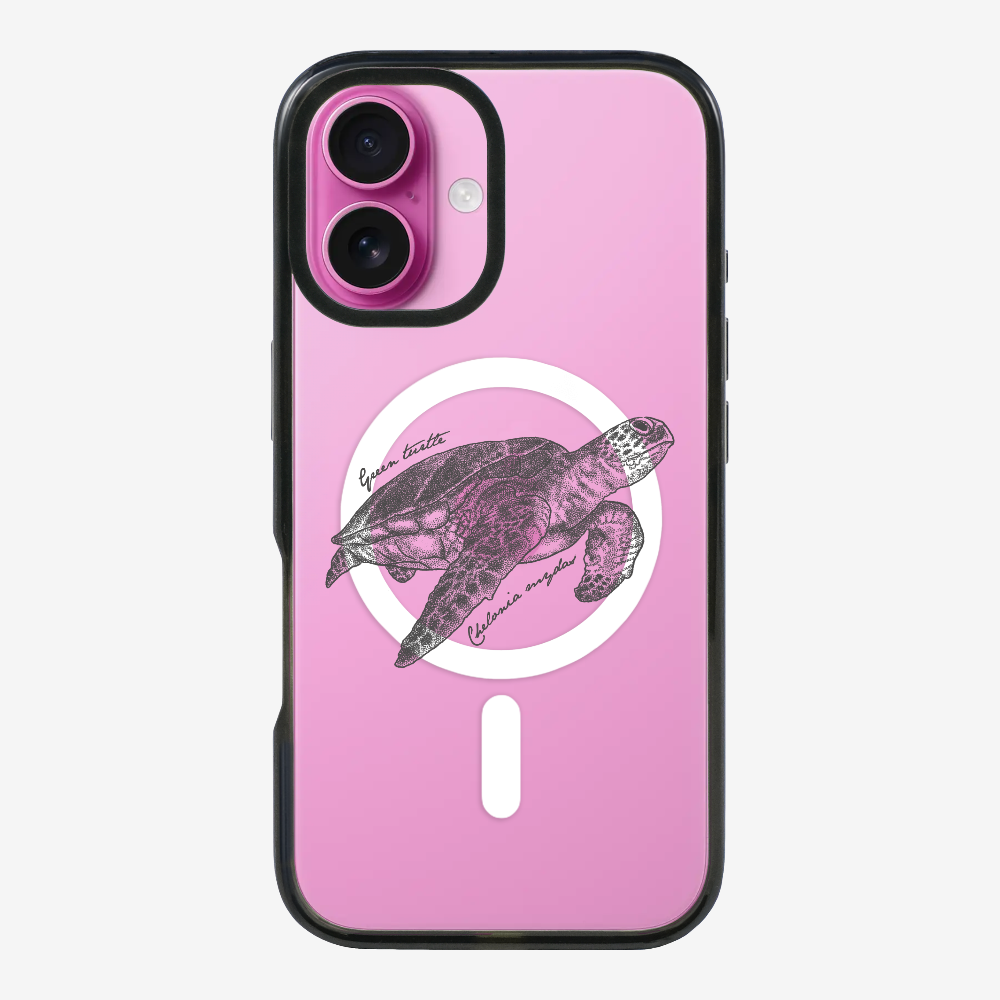 Green Turtle (Chelonia mydas) Phone Case