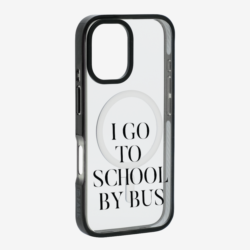 I Go to School by Bus Phone Case