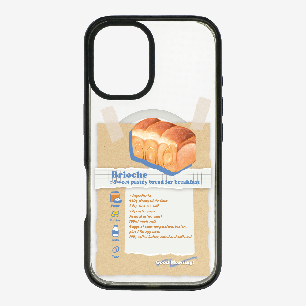 Brioche Bread Recipe Memo Phone Case