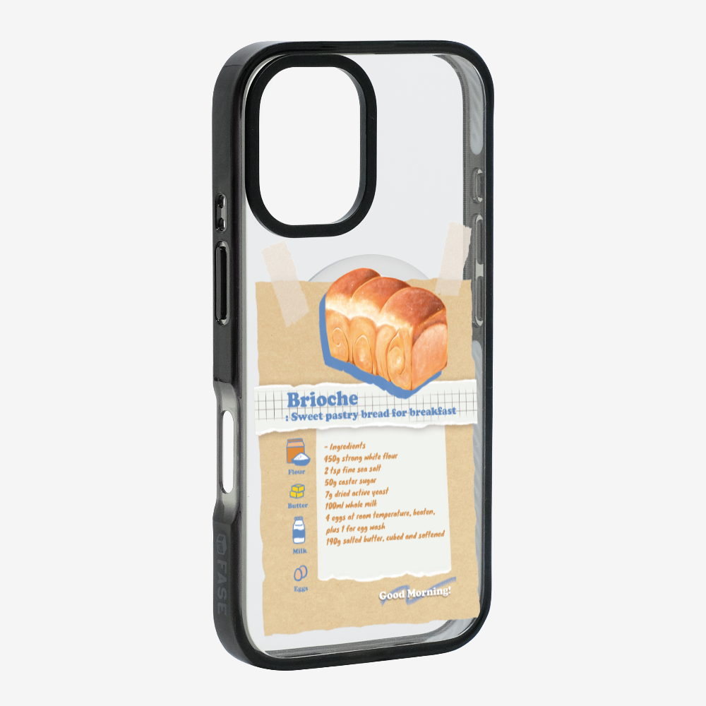 Brioche Bread Recipe Memo Phone Case