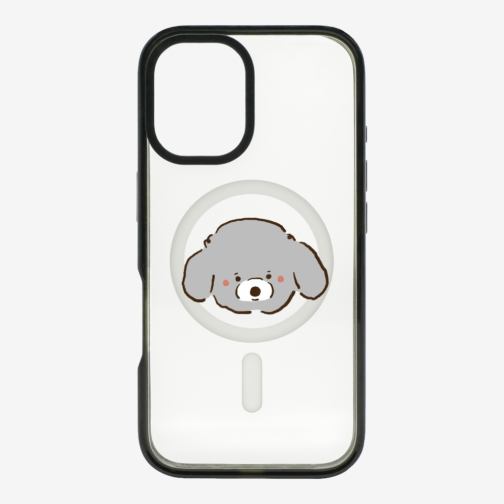 Germany Grey Poodle Phone Case