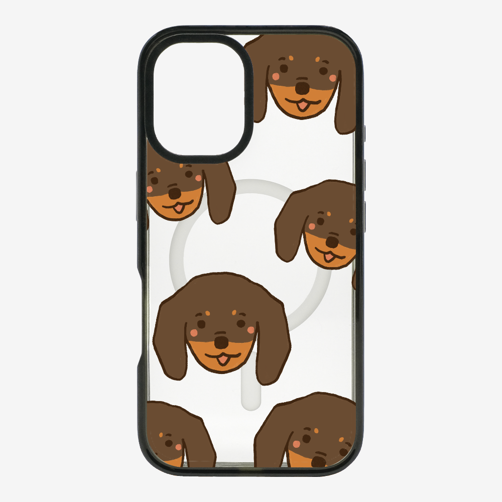 Brown Dachshund Wonderland Phone Case