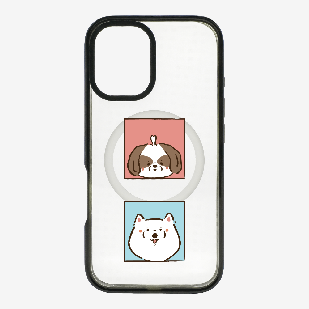 Apso and Samoyed Phone Case