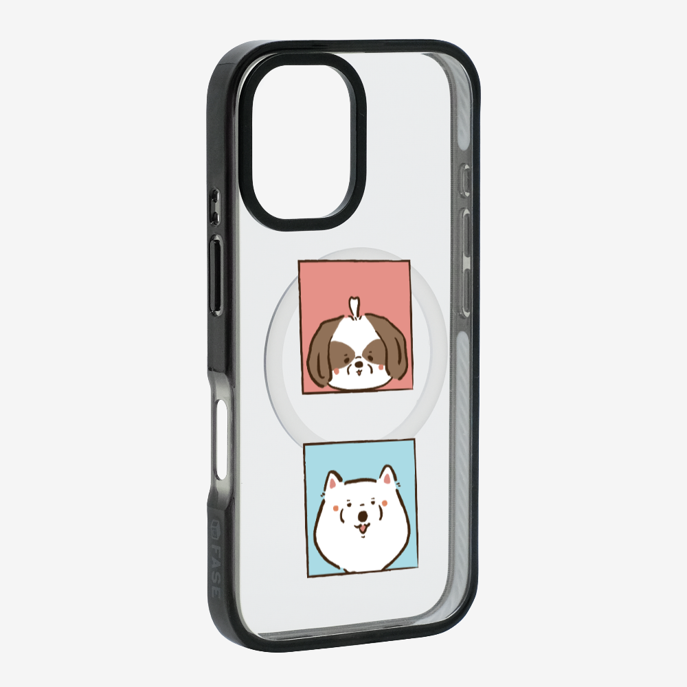 Apso and Samoyed Phone Case