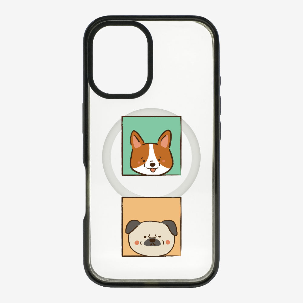 Corgi and Pug Phone Case