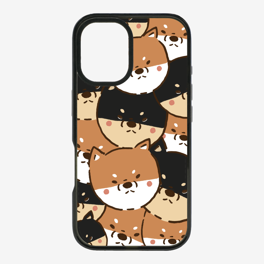 Crowded Shiba Inu Phone Case