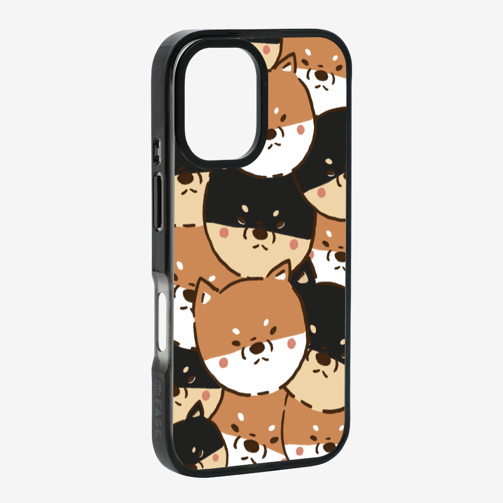 Crowded Shiba Inu Phone Case