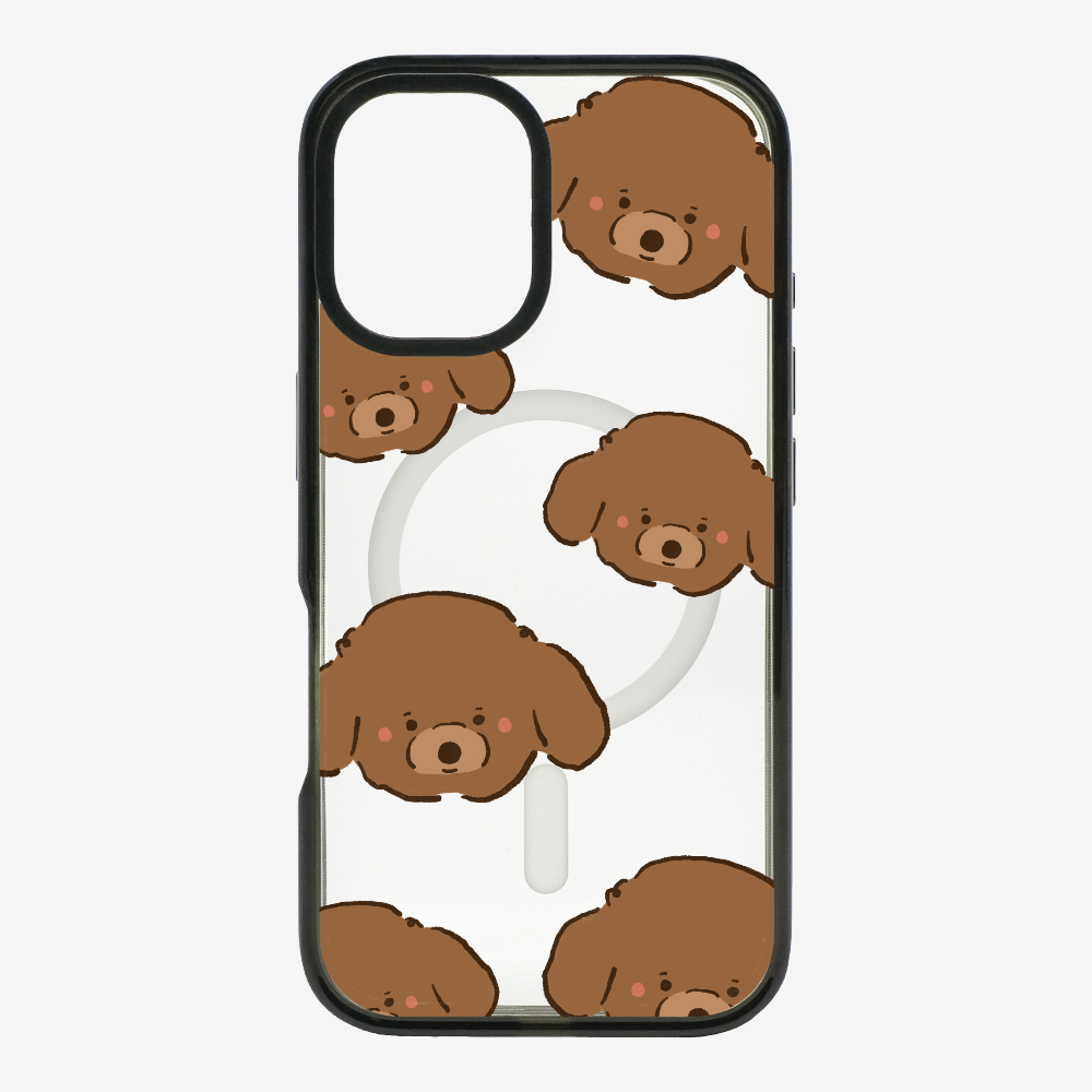 Brown Poodle Wonderland Phone Case