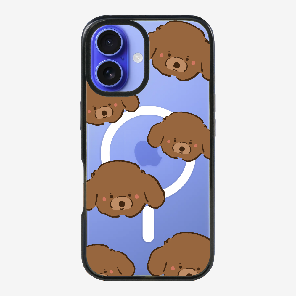 Brown Poodle Wonderland Phone Case