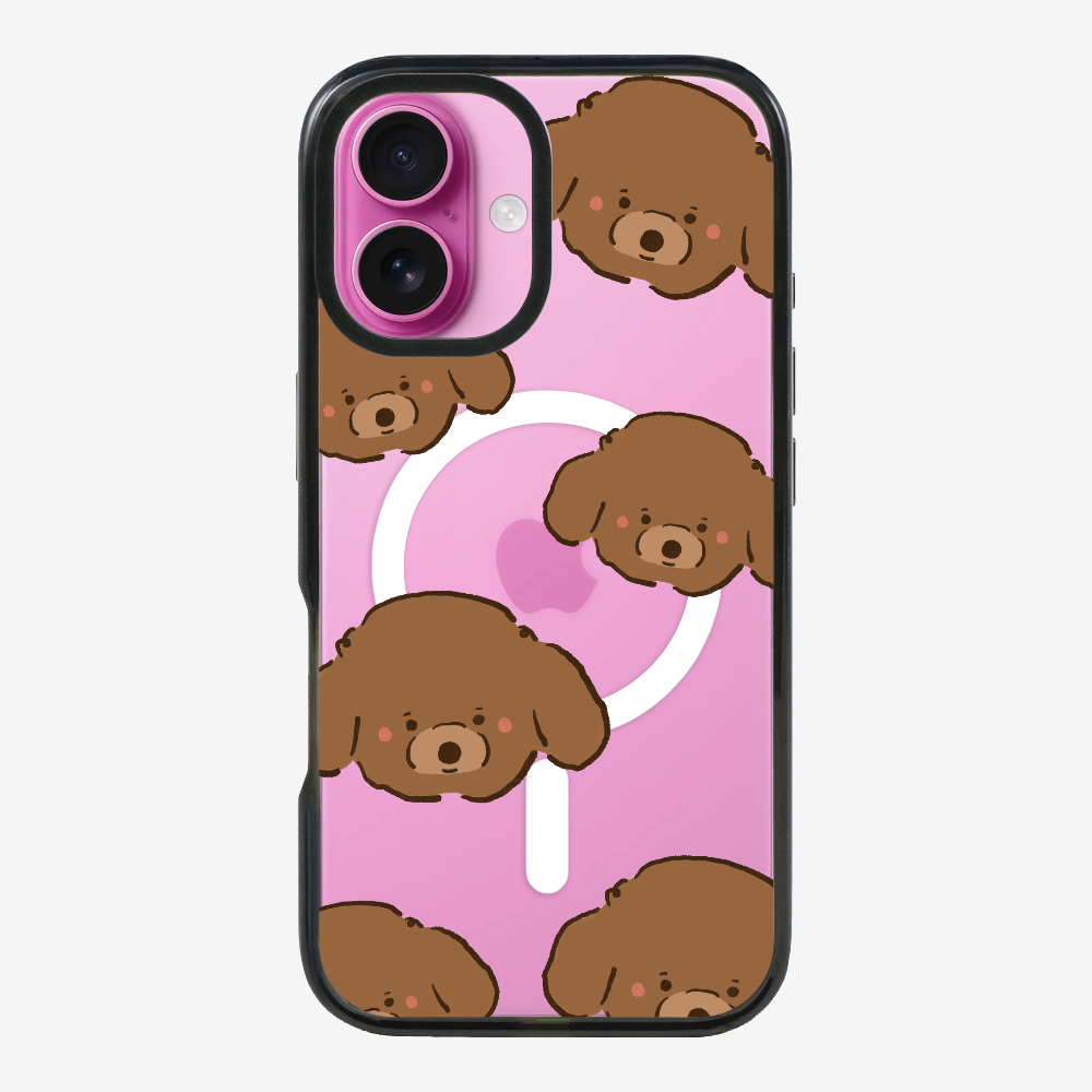 Brown Poodle Wonderland Phone Case