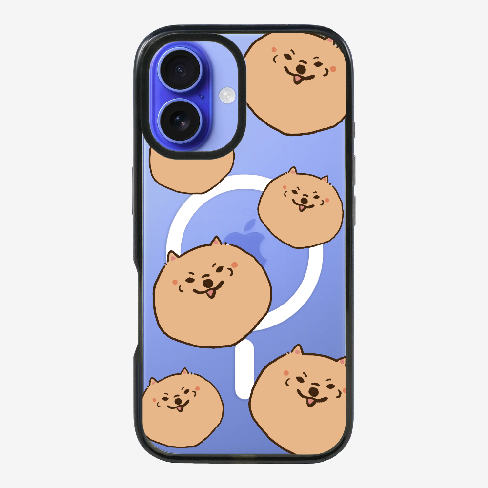 Brown Pomeranian Wonderland Phone Case