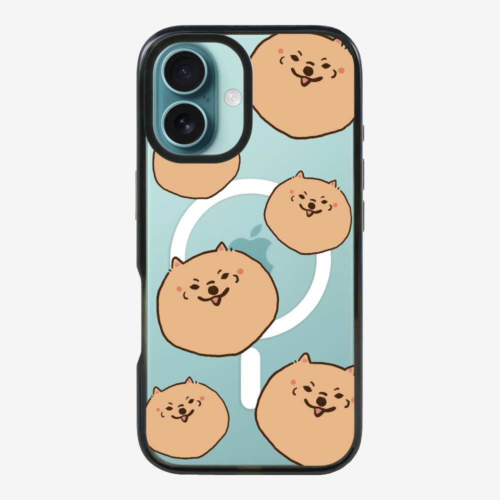 Brown Pomeranian Wonderland Phone Case