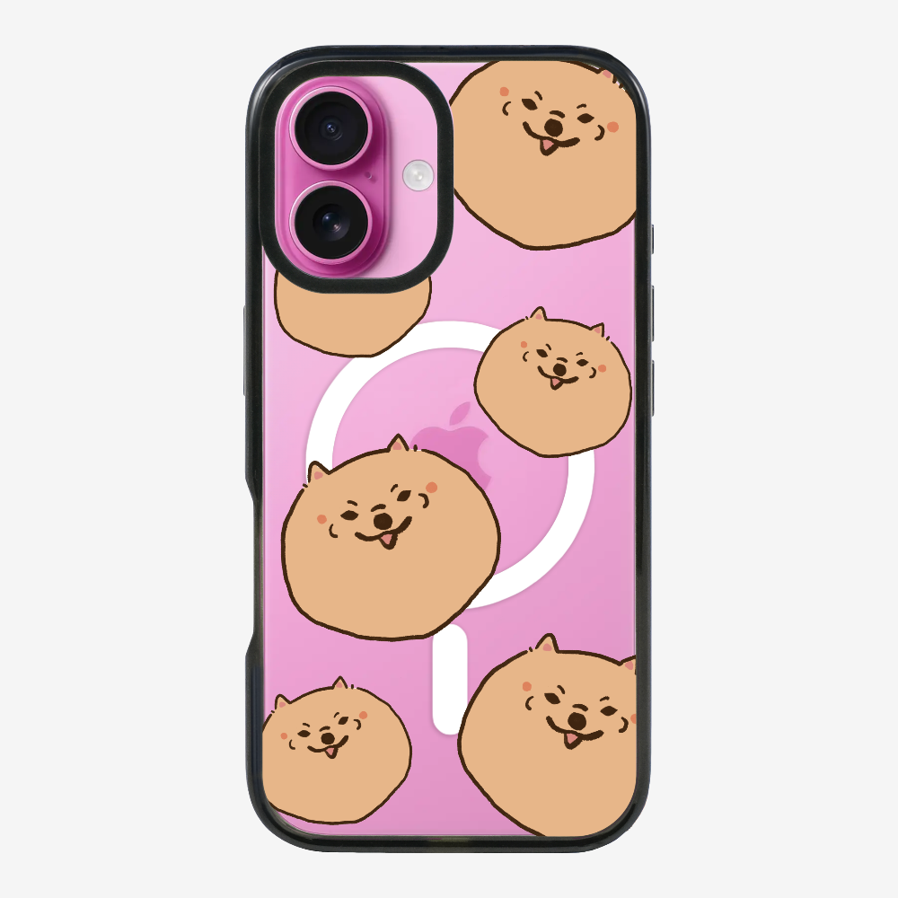 Brown Pomeranian Wonderland Phone Case