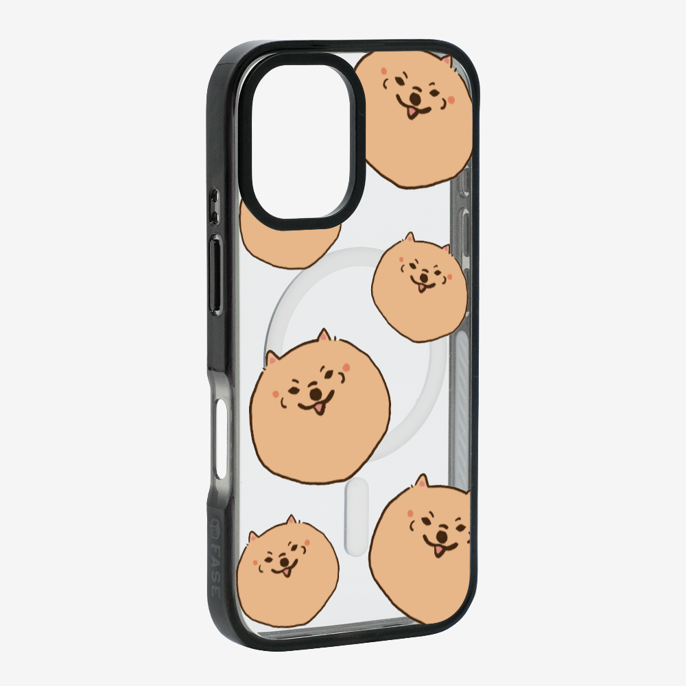 Brown Pomeranian Wonderland Phone Case