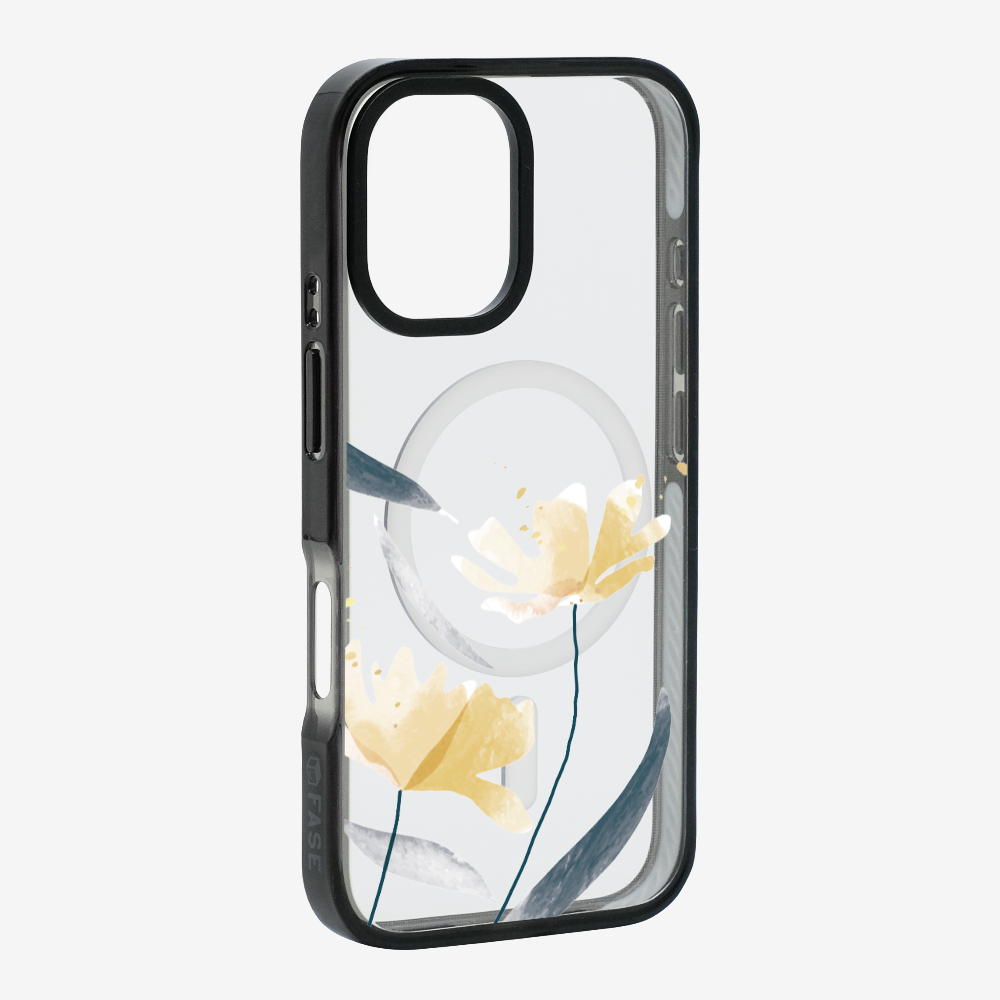 Golden Spring Floral (Transparent) Phone Case