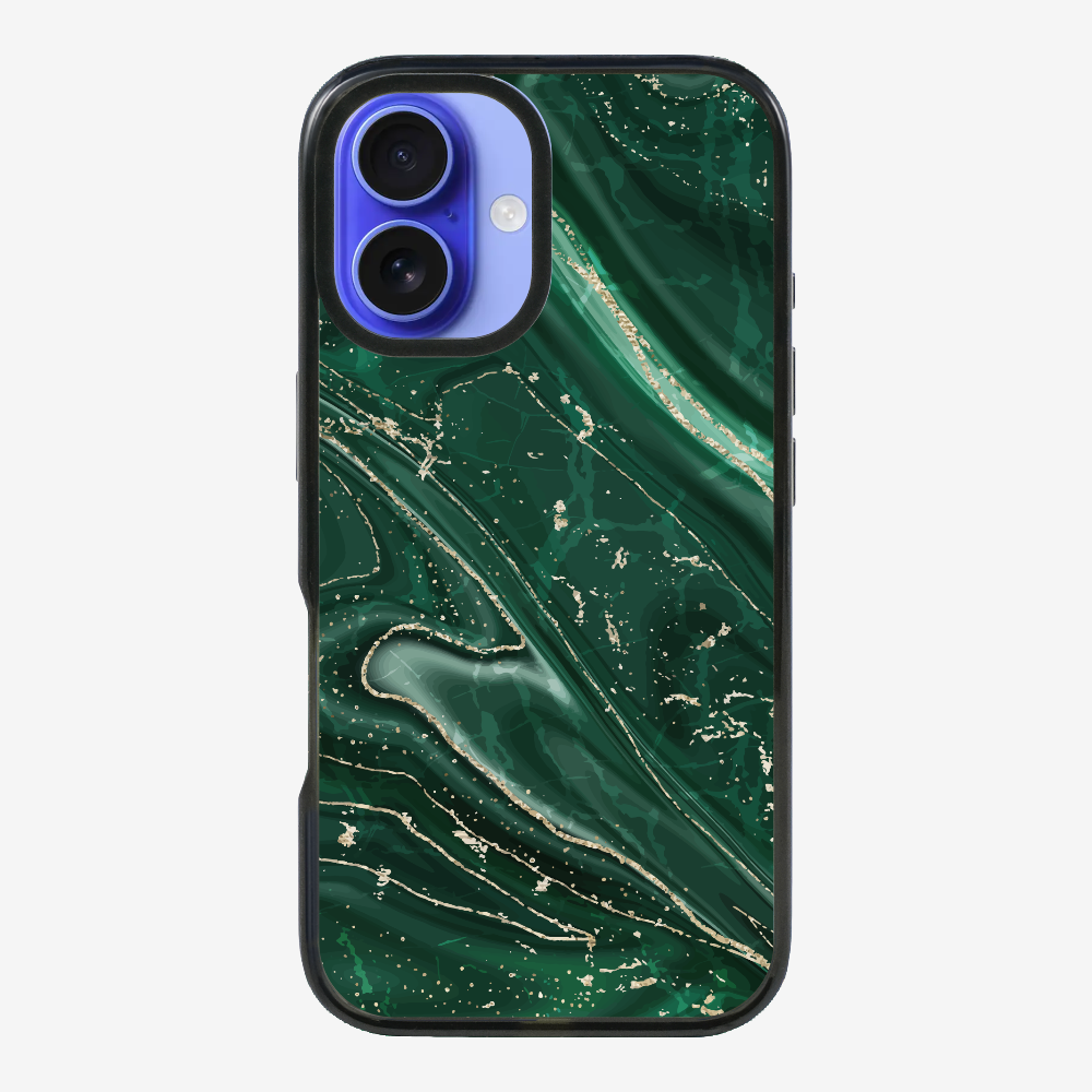 Dark Green Marble Phone Case