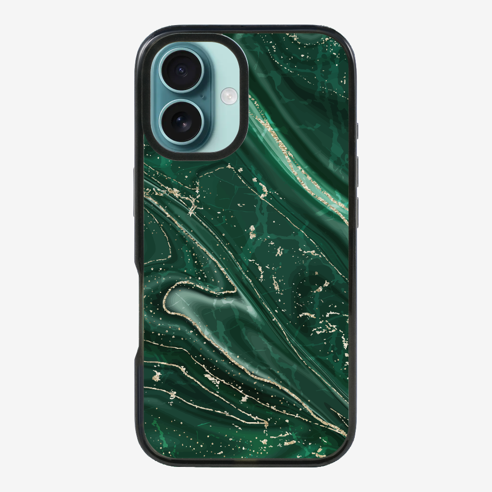 Dark Green Marble Phone Case