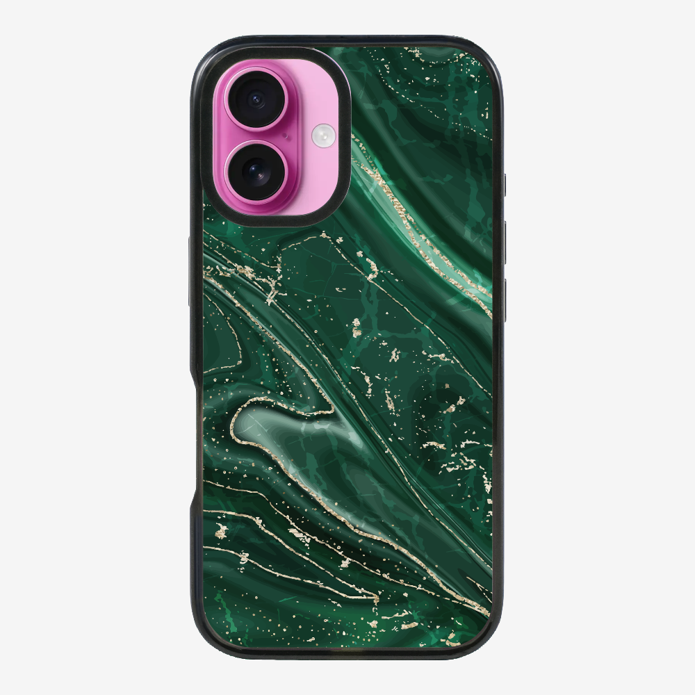 Dark Green Marble Phone Case