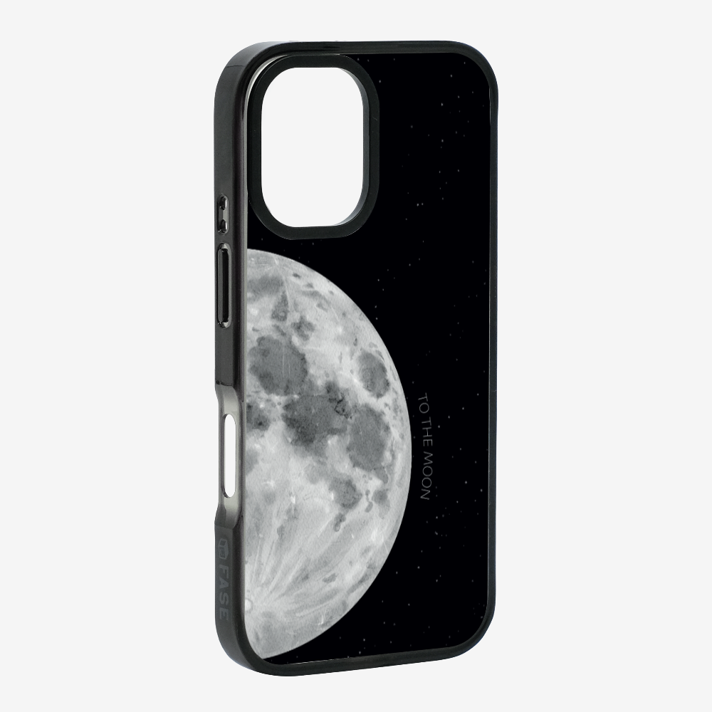 To The Moon (First Quarter) Phone Case