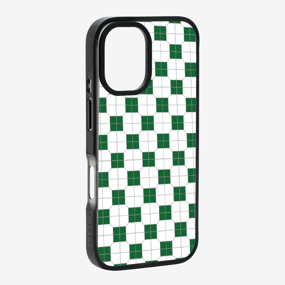 White-green Mosaic Tile Phone Case