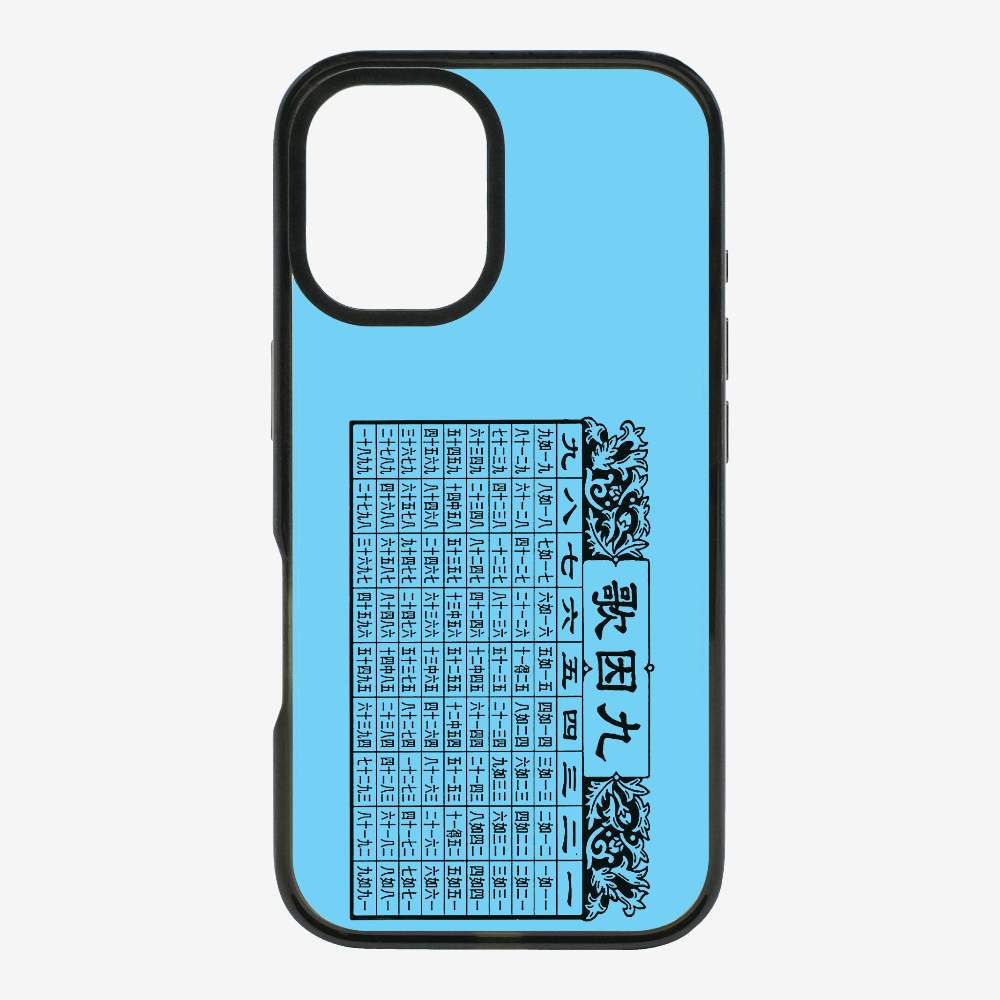 Multiplication Table Phone Case