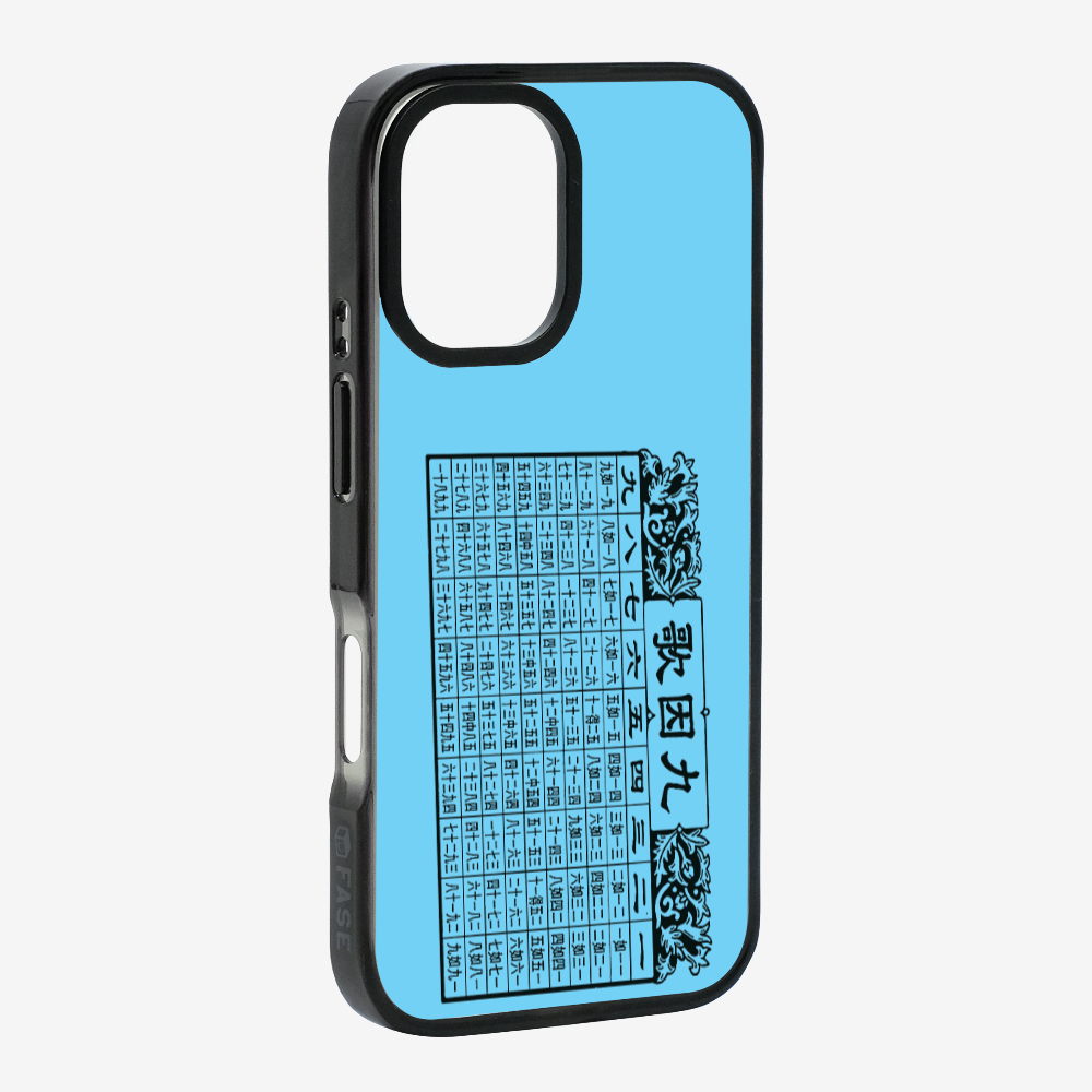 Multiplication Table Phone Case