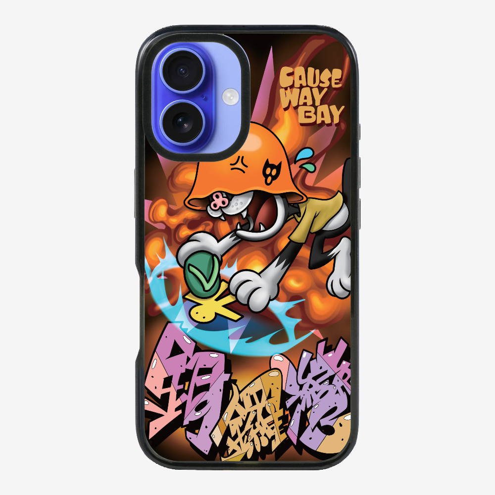 Villain Hitting at Causeway Bay Phone Case