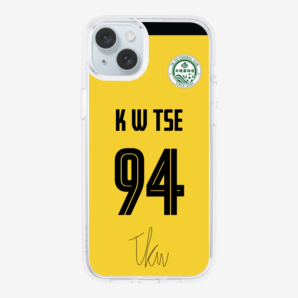 TPFC K W TSE Jersey Phone Case