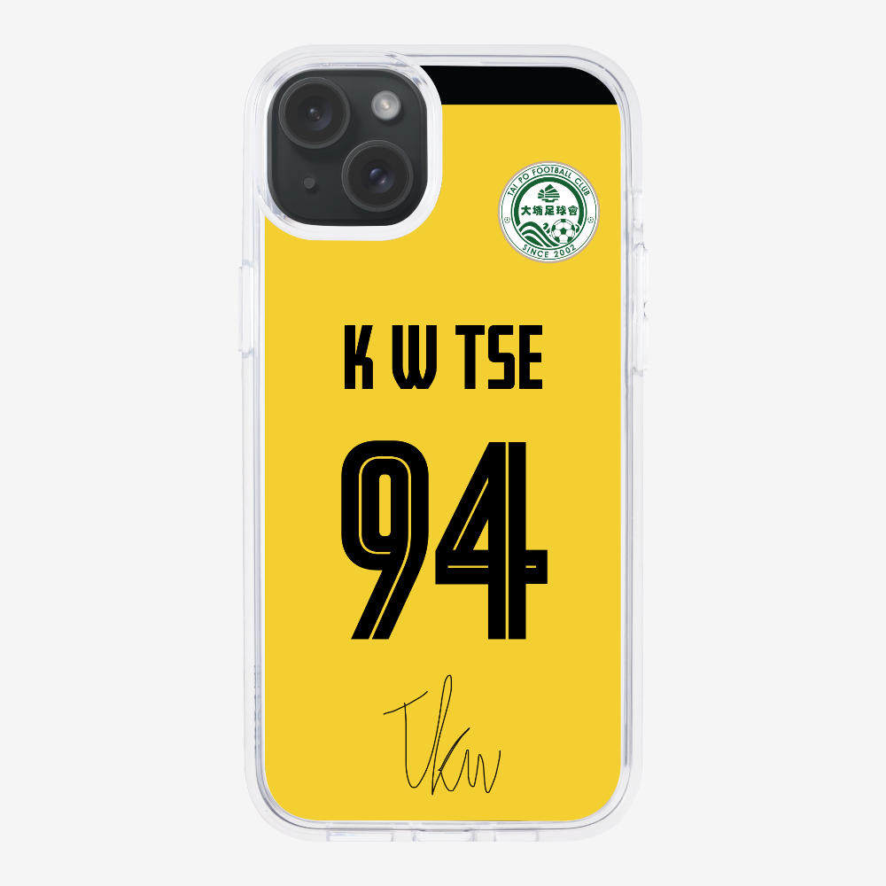 TPFC K W TSE Jersey Phone Case