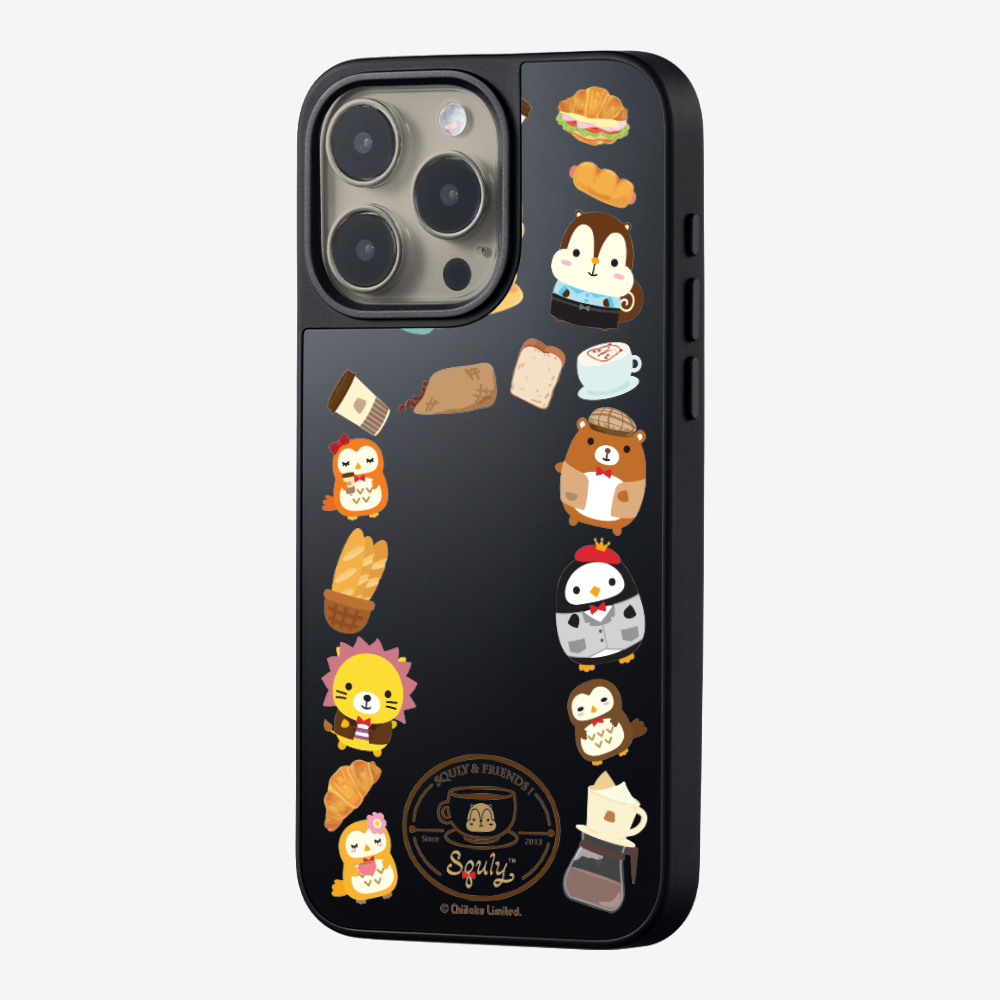 Vintage Cafe Motif (Mirror Version)  Phone Case