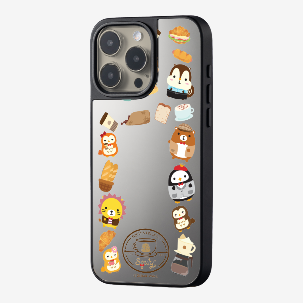 Vintage Cafe Motif (Mirror Version)  Phone Case